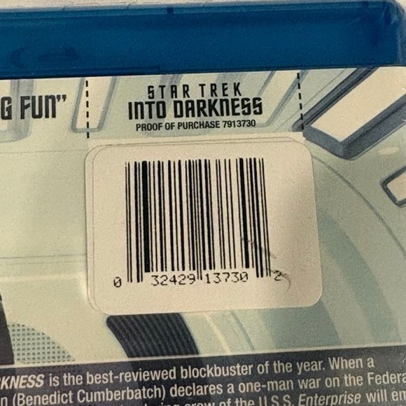 Star Trek Into Darkness Blu Ray DVD Digital Copy Movie Film NEW SEALED - Picture 3 of 3